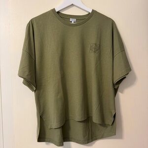 Loewe Anagram Khaki Green T-shirt XS